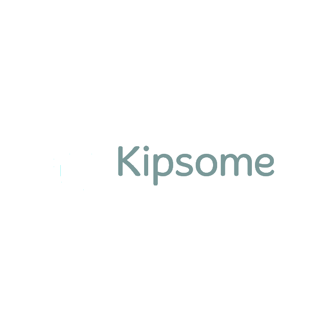 Kipsome.com logo, a brandable .com business name for sale