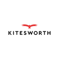 Kitesworth.com logo, a brandable .com business name for sale