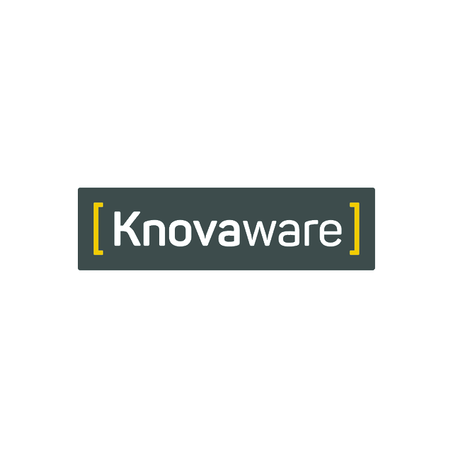 Knovaware.com logo, a brandable .com business name for sale