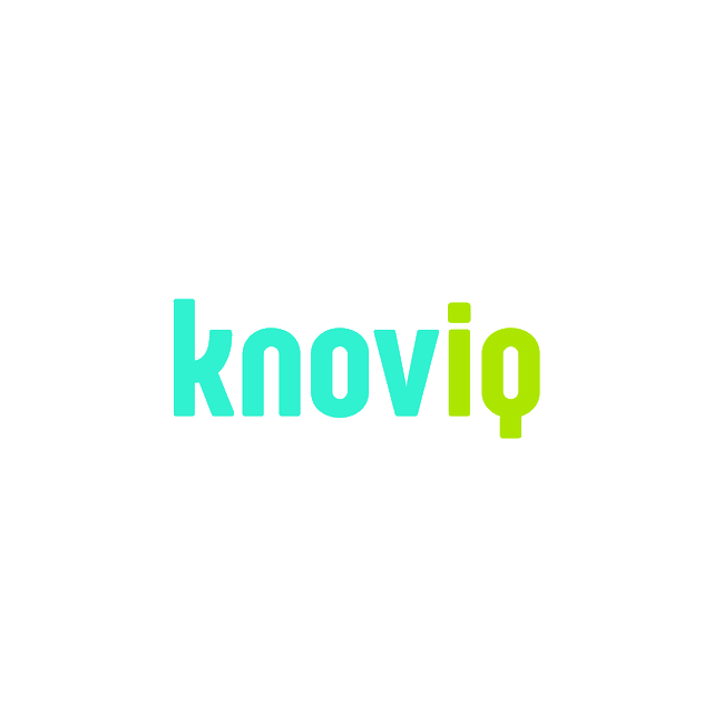 Knoviq.com logo, a brandable .com business name for sale