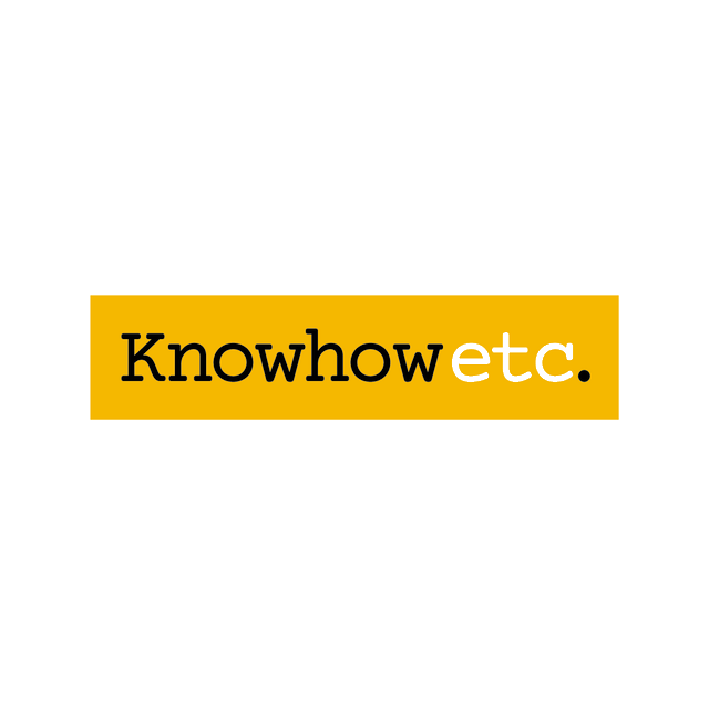 KnowhowEtc.com logo, a brandable .com business name for sale