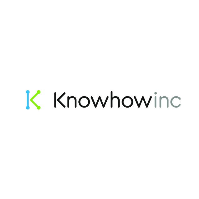 KnowhowInc.com logo, a brandable .com business name for sale