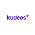 Kudeos.com logo, a brandable .com business name for sale