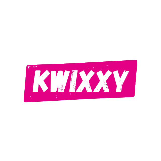 Kwixxy.com logo, a brandable .com business name for sale