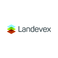 Landevex.com logo, a brandable .com business name for sale