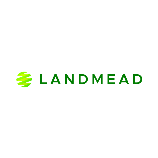 Landmead.com logo, a brandable .com business name for sale