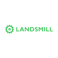 Landsmill.com logo, a brandable .com business name for sale