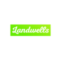 Landwells.com logo, a brandable .com business name for sale