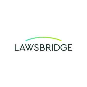 Lawsbridge.com logo, a brandable .com business name for sale