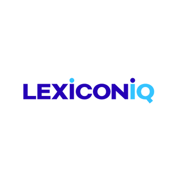 Lexiconiq.com logo, a brandable .com business name for sale