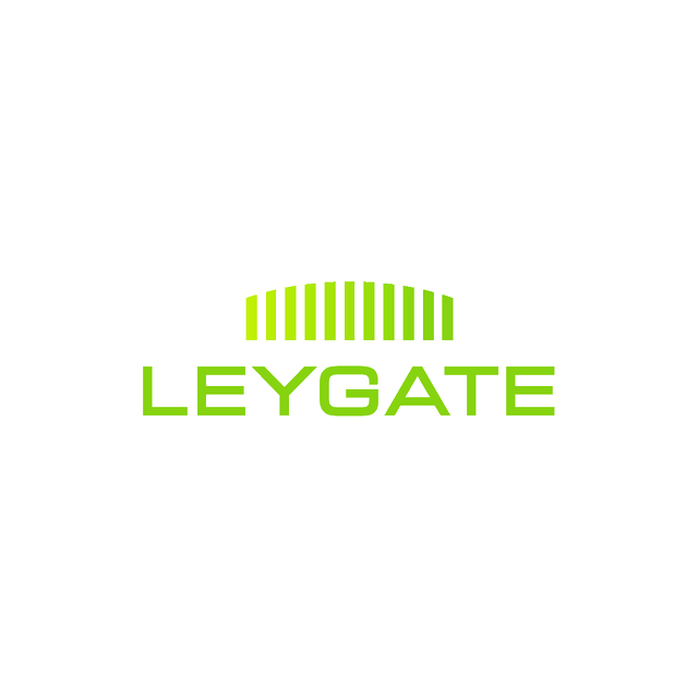 Leygate.com logo, a brandable .com business name for sale