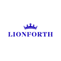 Lionforth.com logo, a brandable .com business name for sale