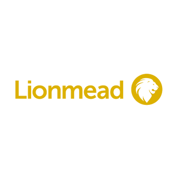 Lionmead.com logo, a brandable .com business name for sale