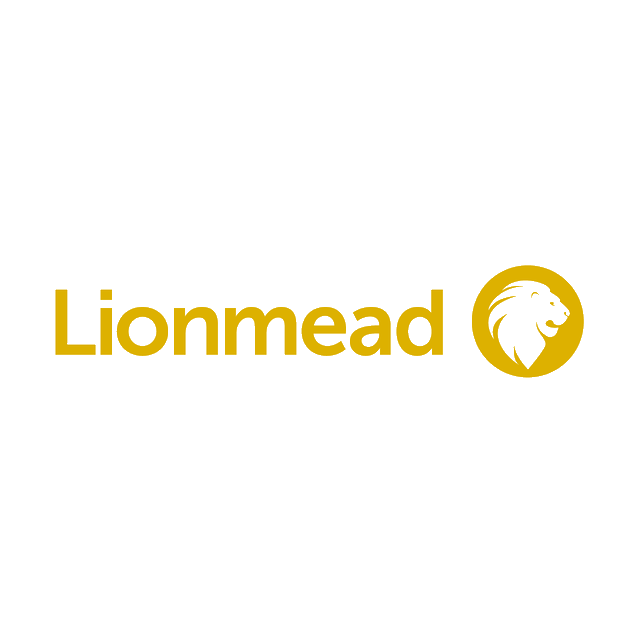 Lionmead.com logo, a brandable .com business name for sale