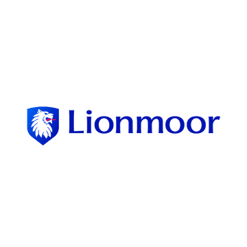 Lionmoor.com logo, a brandable .com business name for sale