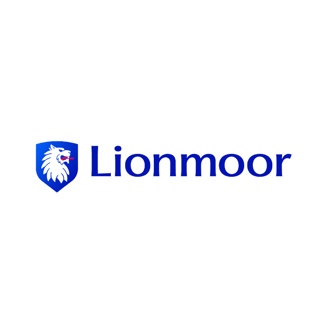 Lionmoor.com logo, a brandable .com business name for sale