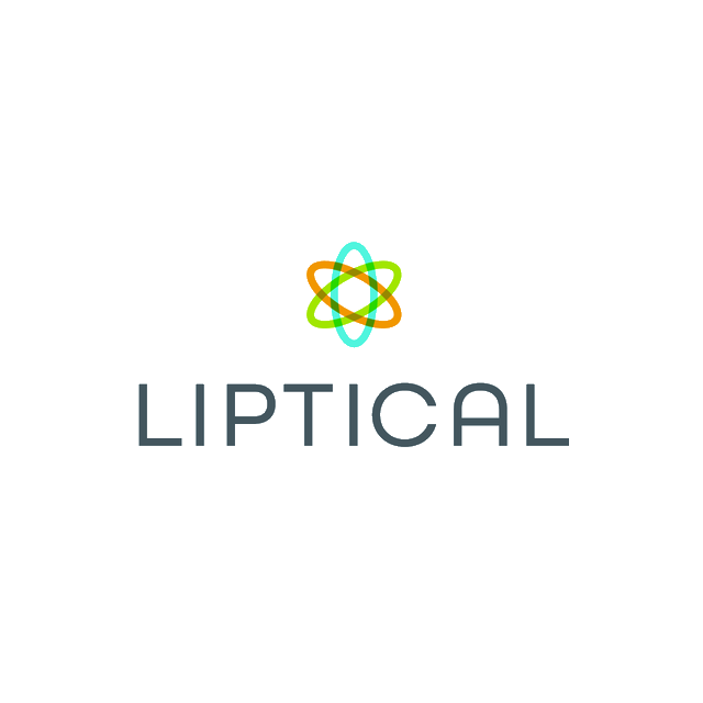Liptical.com logo, a brandable .com business name for sale
