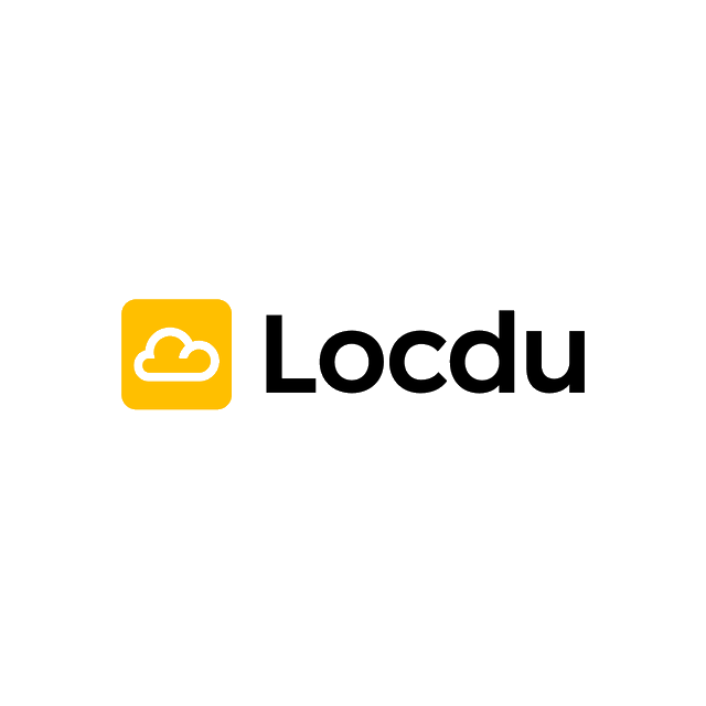 Locdu.com logo, a brandable .com business name for sale