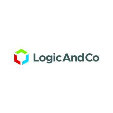 LogicAndCo.com logo, a brandable .com business name for sale