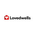 Lovedwells.com logo, a brandable .com business name for sale