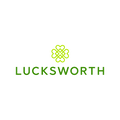 Lucksworth.com logo, a brandable .com business name for sale