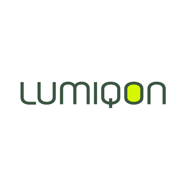 Lumiqon.com logo, a brandable .com business name for sale
