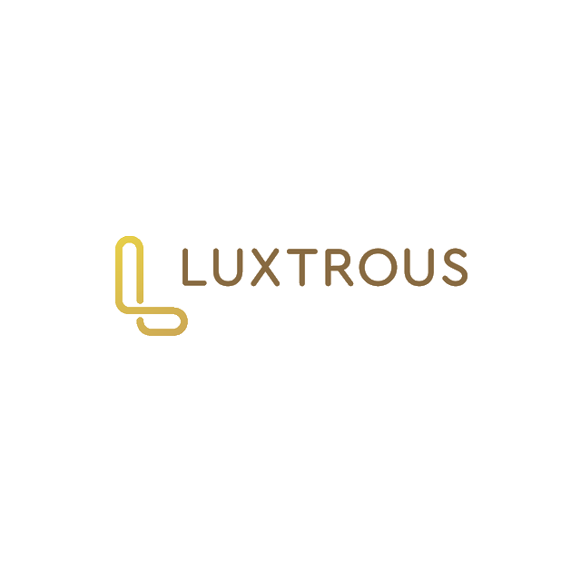 Luxtrous.com logo, a brandable .com business name for sale