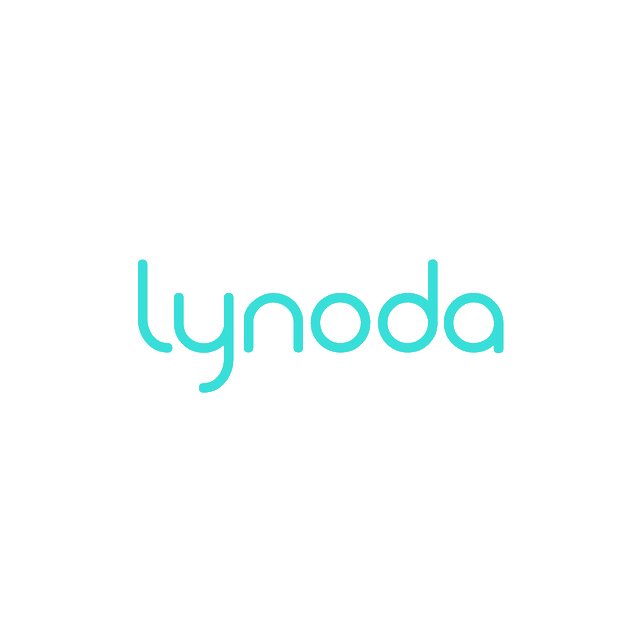 Lynoda.com logo, a brandable .com business name for sale