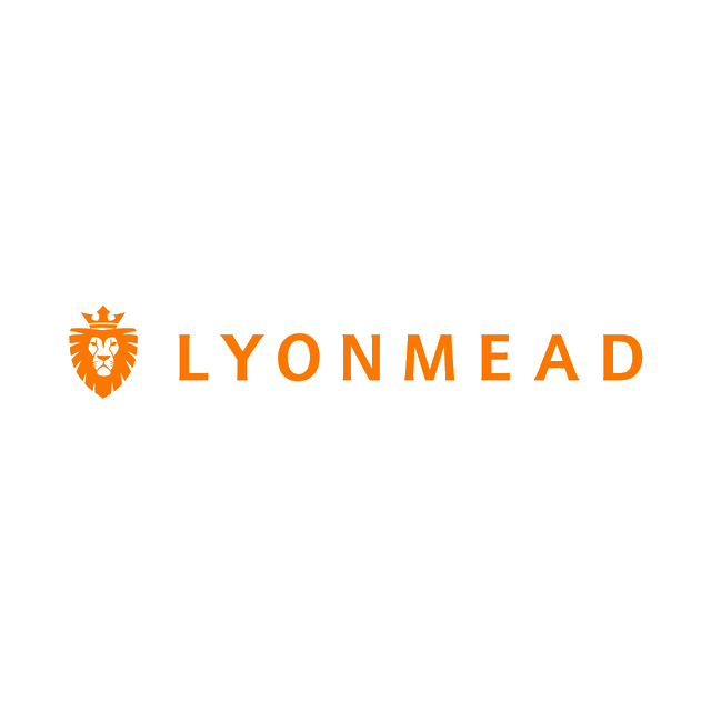 Lyonmead.com logo, a brandable .com business name for sale