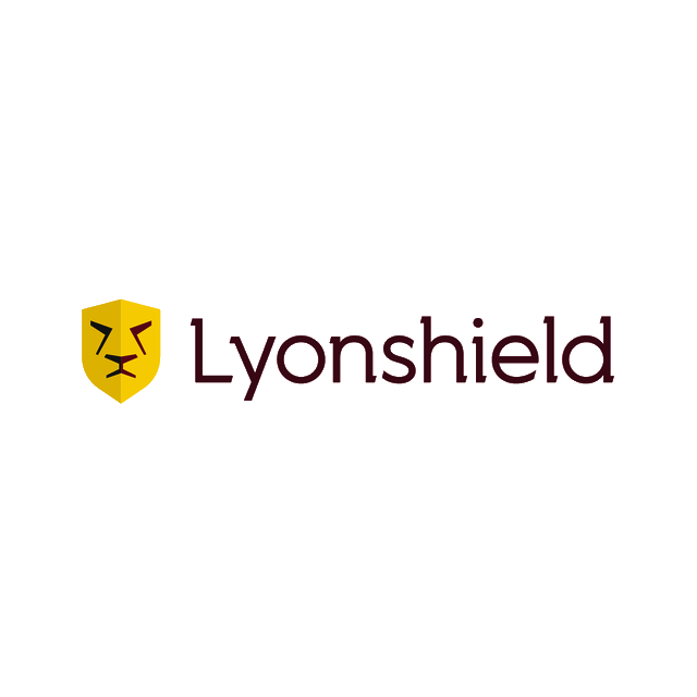Lyonshield.com logo, a brandable .com business name for sale