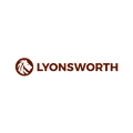 Lyonsworth.com logo, a brandable .com business name for sale