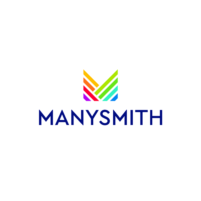 Manysmith.com logo, a brandable .com business name for sale