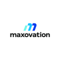 Maxovation.com logo, a brandable .com business name for sale