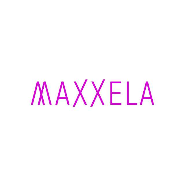 Maxxela.com logo, a brandable .com business name for sale