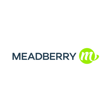 Meadberry.com logo, a brandable .com business name for sale
