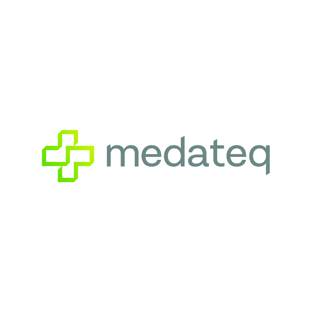 Medateq.com logo, a brandable .com business name for sale
