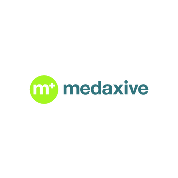 Medaxive.com logo, a brandable .com business name for sale