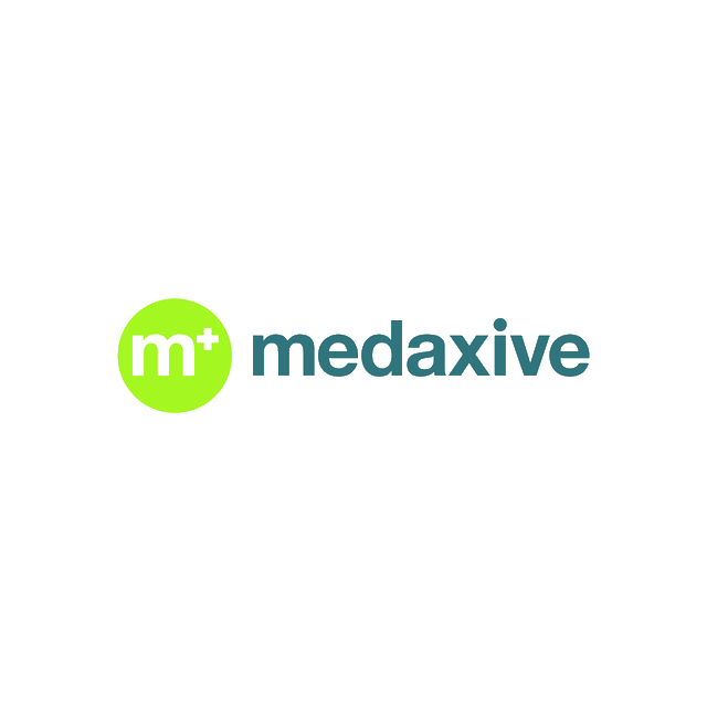 Medaxive.com logo, a brandable .com business name for sale