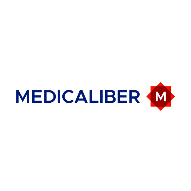 Medicaliber.com logo, a brandable .com business name for sale