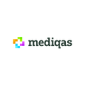 Mediqas.com logo, a brandable .com business name for sale