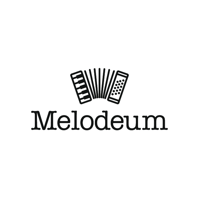 Melodeum.com logo, a brandable .com business name for sale