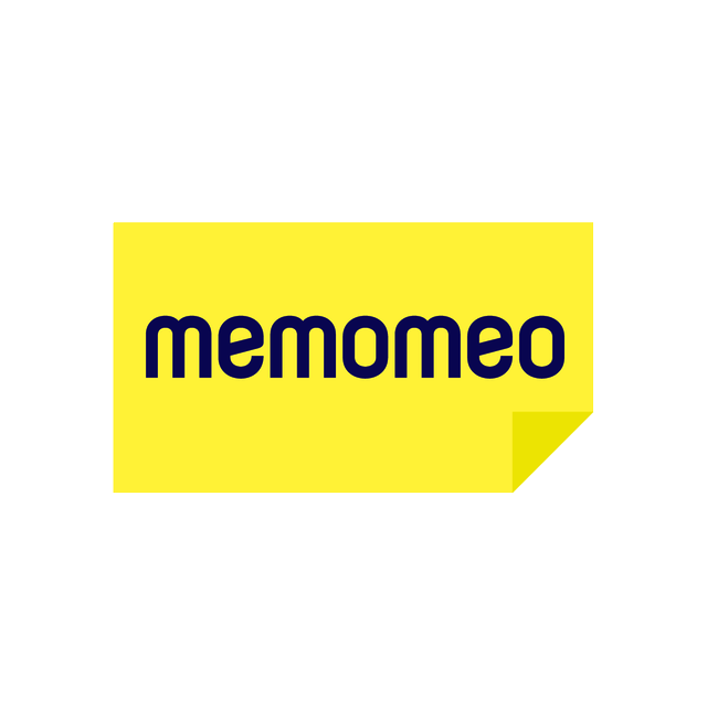 Memomeo.com logo, a brandable .com business name for sale
