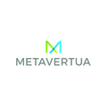 Metavertua.com logo, a brandable .com business name for sale