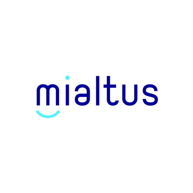 Mialtus.com logo, a brandable .com business name for sale