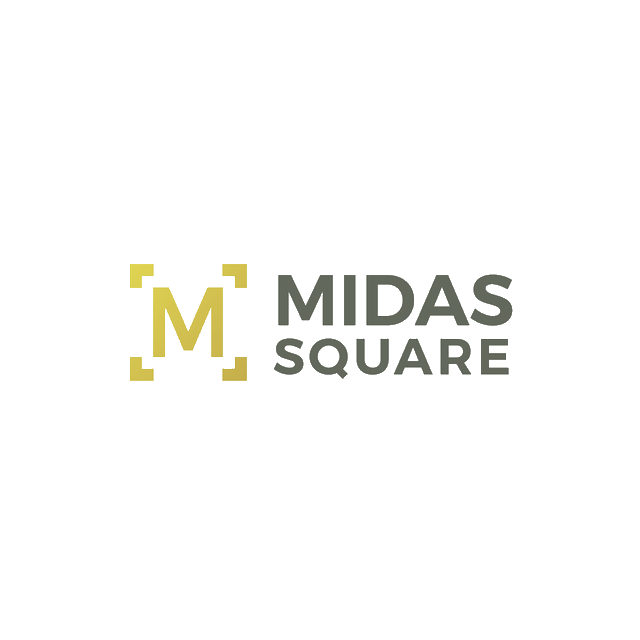 MidasSquare.com logo, a brandable .com business name for sale