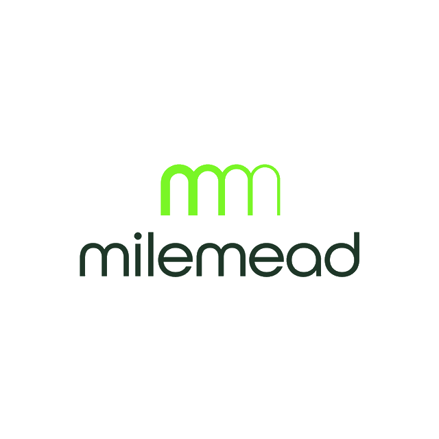 Milemead.com logo, a brandable .com business name for sale