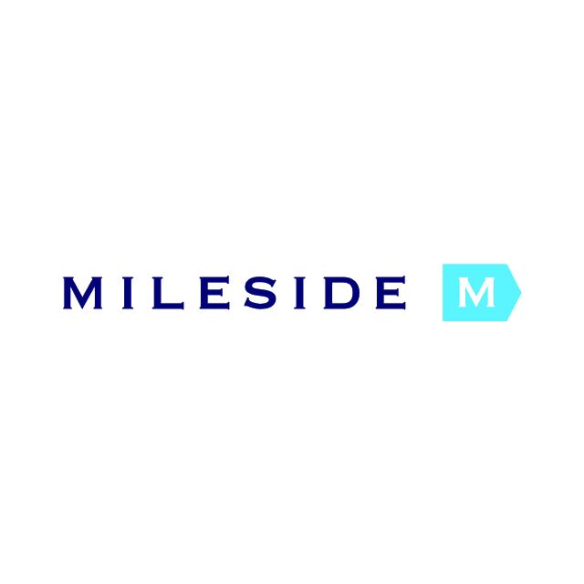 Mileside.com logo, a brandable .com business name for sale