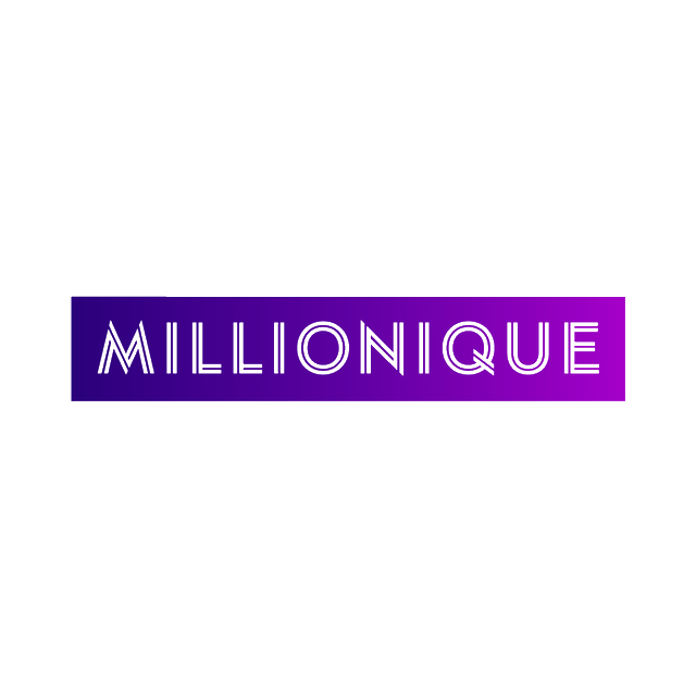 Millionique.com logo, a brandable .com business name for sale
