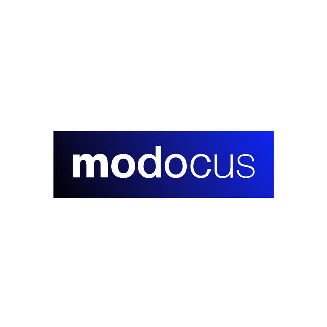 Modocus.com logo, a brandable .com business name for sale