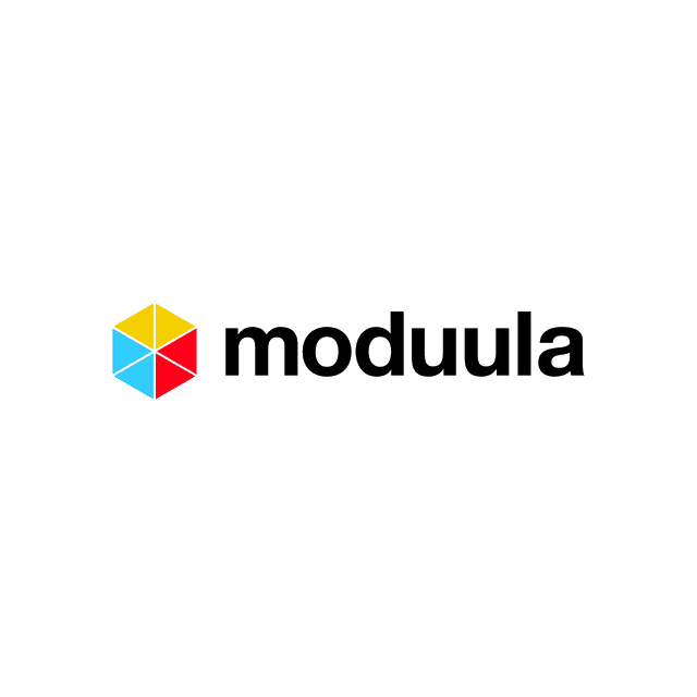 Moduula.com logo, a brandable .com business name for sale